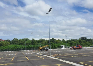SOLAR POWERED STREET LIGHTING STAR Site Photo