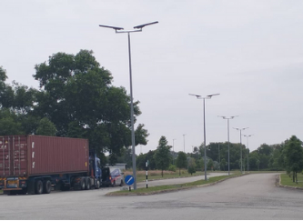 SOLAR POWERED STREET LIGHTING STAR Site Photo