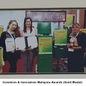 Intention and Innovation Malaysia Awards (Gold Medal)